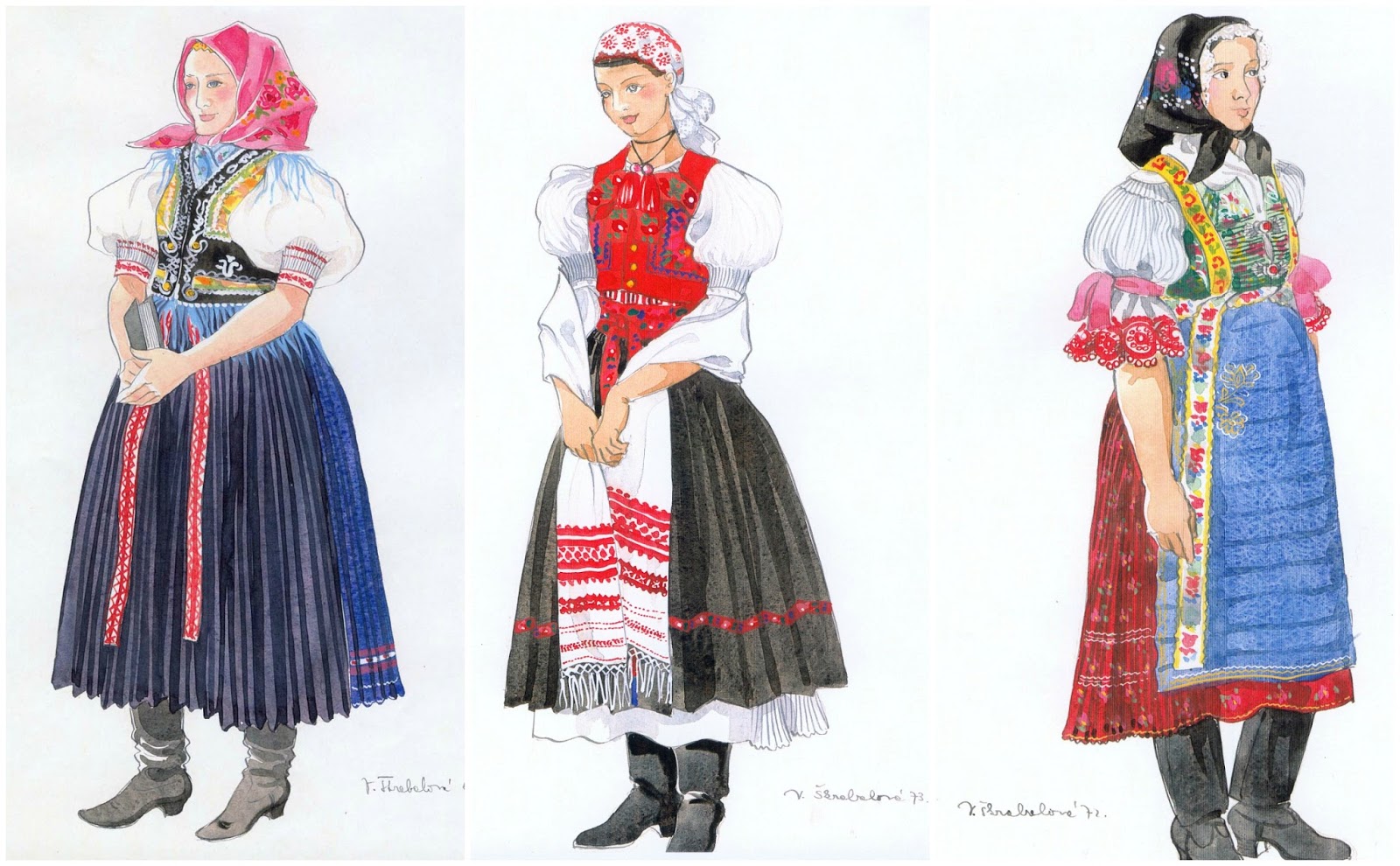 Traditional folk clothing in Slovakia - Magnifique Brunette